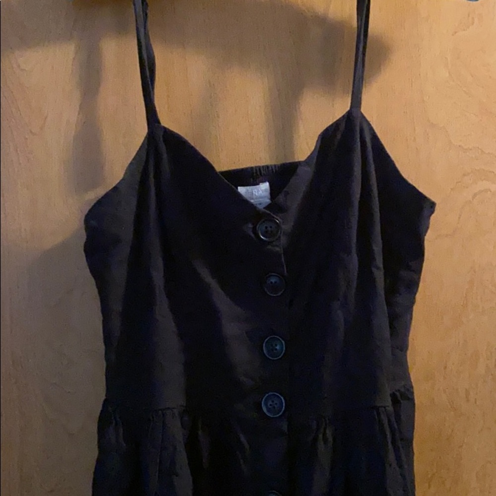 Urban Outfitters Black Dress w/ Buttons & Pockets